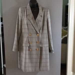 Glen Plaid Duster